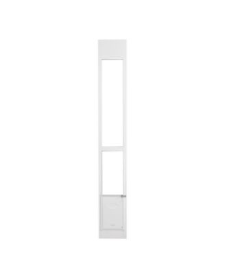 Aluminum Sliding Glass Pet Door Insert, Adjustable Height, Small