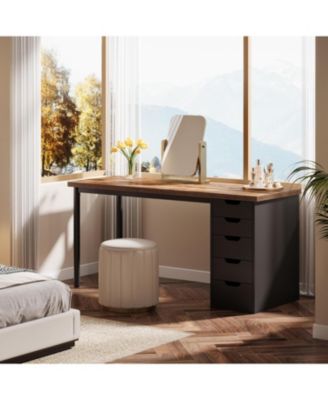 Modern Computer Desk, Simple Style, 47 Inches PC Desk