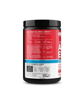 Amino Energy Powder Plus Focus, Electrolytes, Juicy Strawberry, 30 Servings 