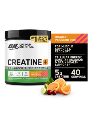 Creatine Monohydrate Plus Powder, Orange Passionfruit, 40 Servings