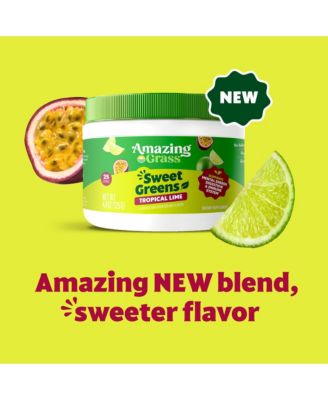 Sweet Greens Superfood Powder, Tropical Lime, 25 Servings