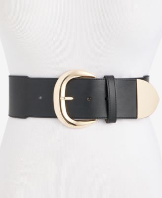 Chunky Buckle Stretch Belt