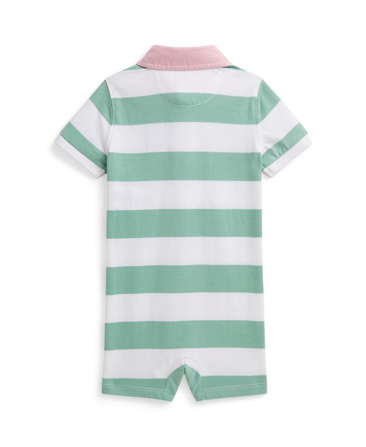 Polo Ralph Lauren Baby Boys' Striped Rugby Collar Shortall