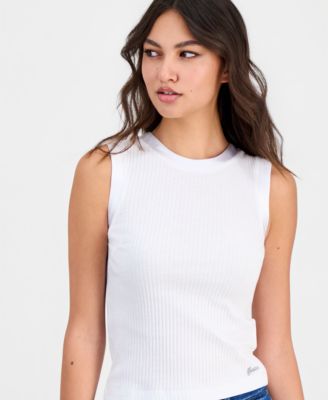 Women's Charline Sleeveless Ribbed-Knit Top