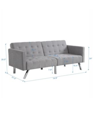 Streamdale Versatile Linen Sofa Bed Comfort and Space-Saving