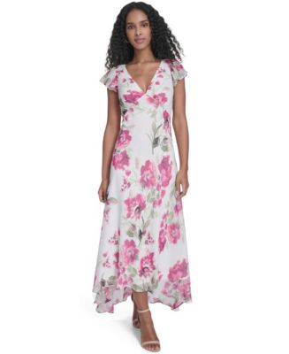 calvin klein maxi dress Calvin Klein Women's Viscose Ribbed Maxi Dress