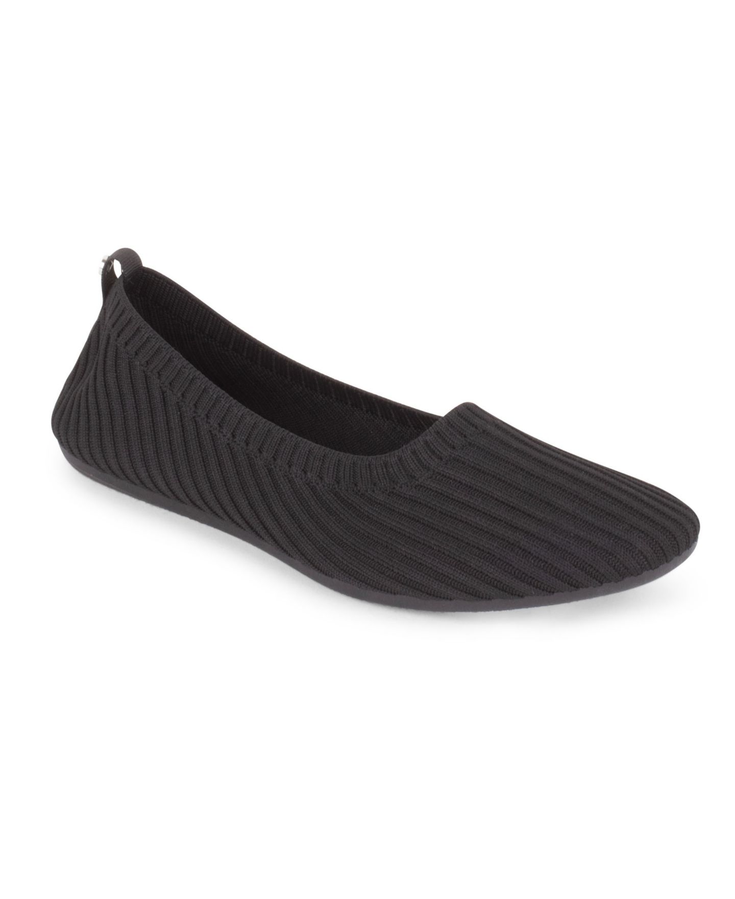 Женские балетки Gloria Vanderbilt Jasmine Knit Slip-On Flats, цвет: Чёрный — фото 7