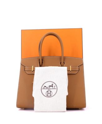 Birkin 30 Handbag Brown Epsom with Gold Hardware