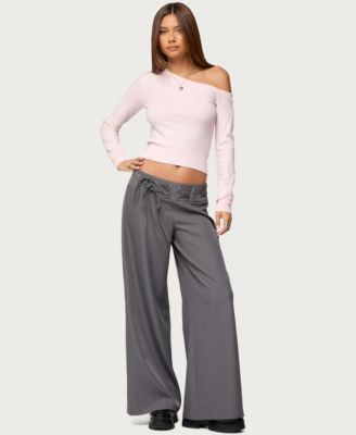 Womens Mayson Off Shoulder Knit Top