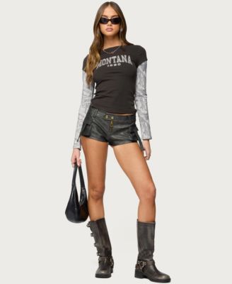 Women's Layered Camo Long Sleeve T Shirt