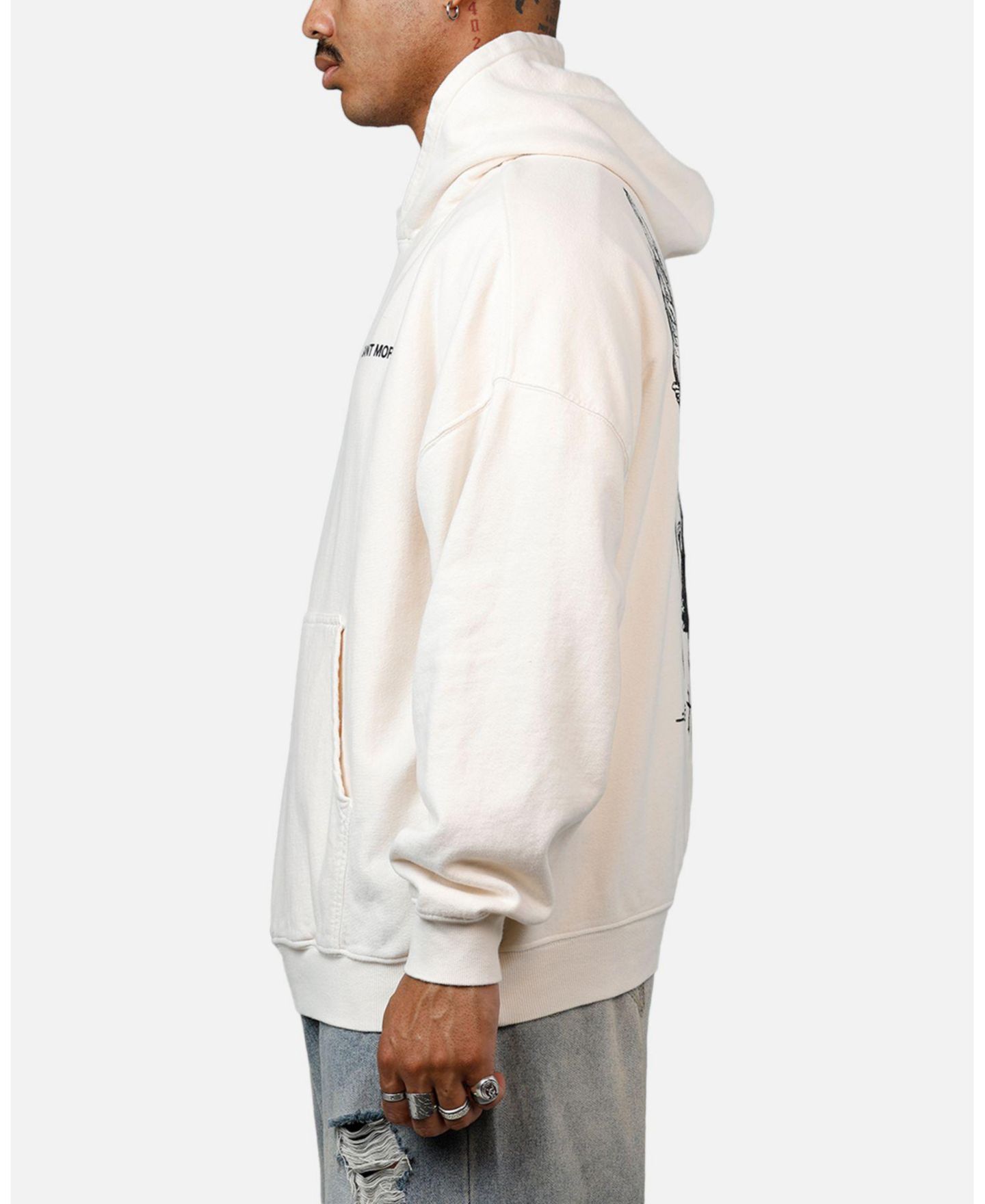 Мужское худи SAINT MORTA Awakening Premium Off White — фото 2