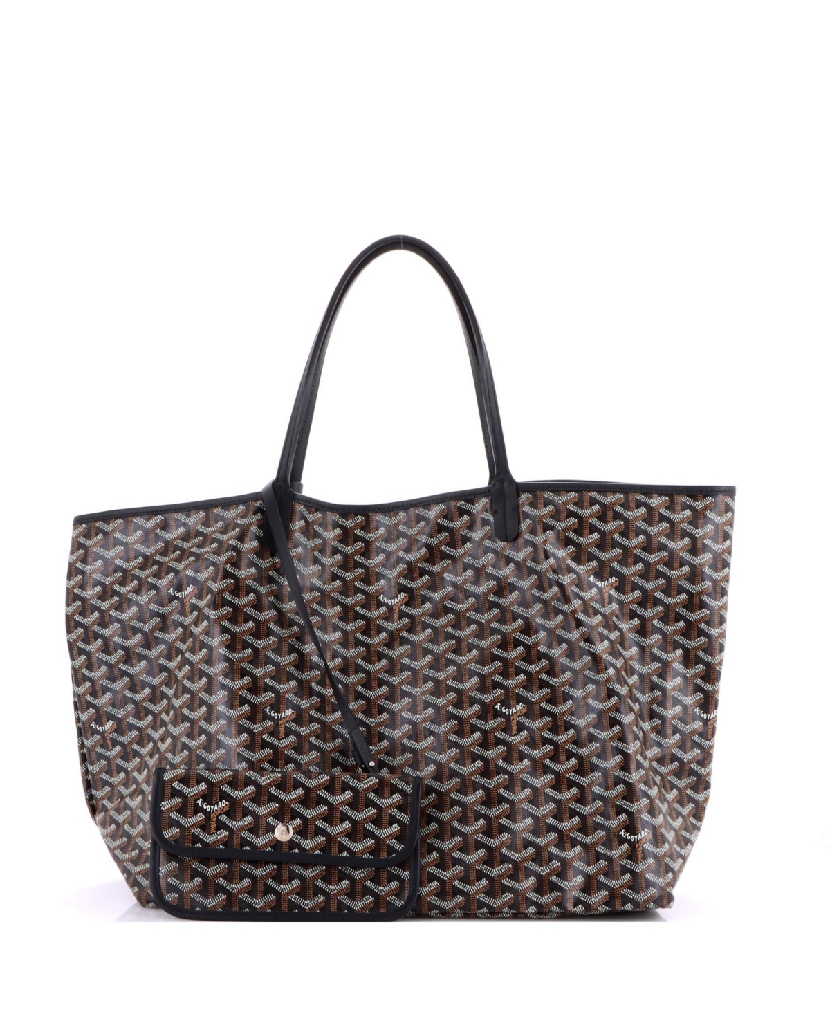 Pre-Owned Goyard Gm Saint Louis Tote Coated Canvas