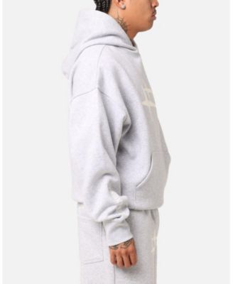 Big & Tall Hybrid Premium Hoodie Grey Marle