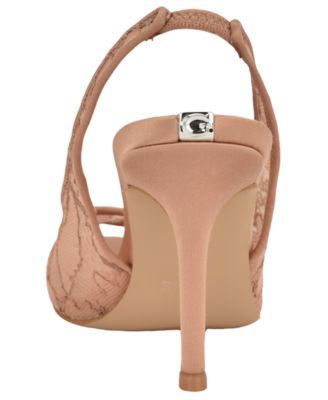 Women's Kisco Lace Peep Toe Slingback Pumps