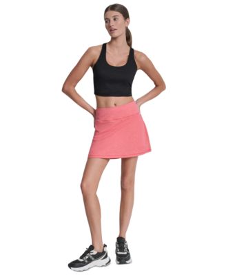 Women's Space-Dye Pull-On Bike Skort