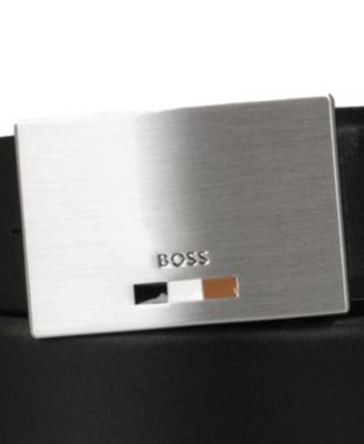 Men's Smooth Leather Casual Belt