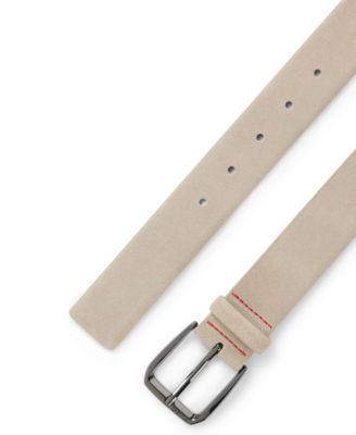 Men's Smooth Leather Dress Belt