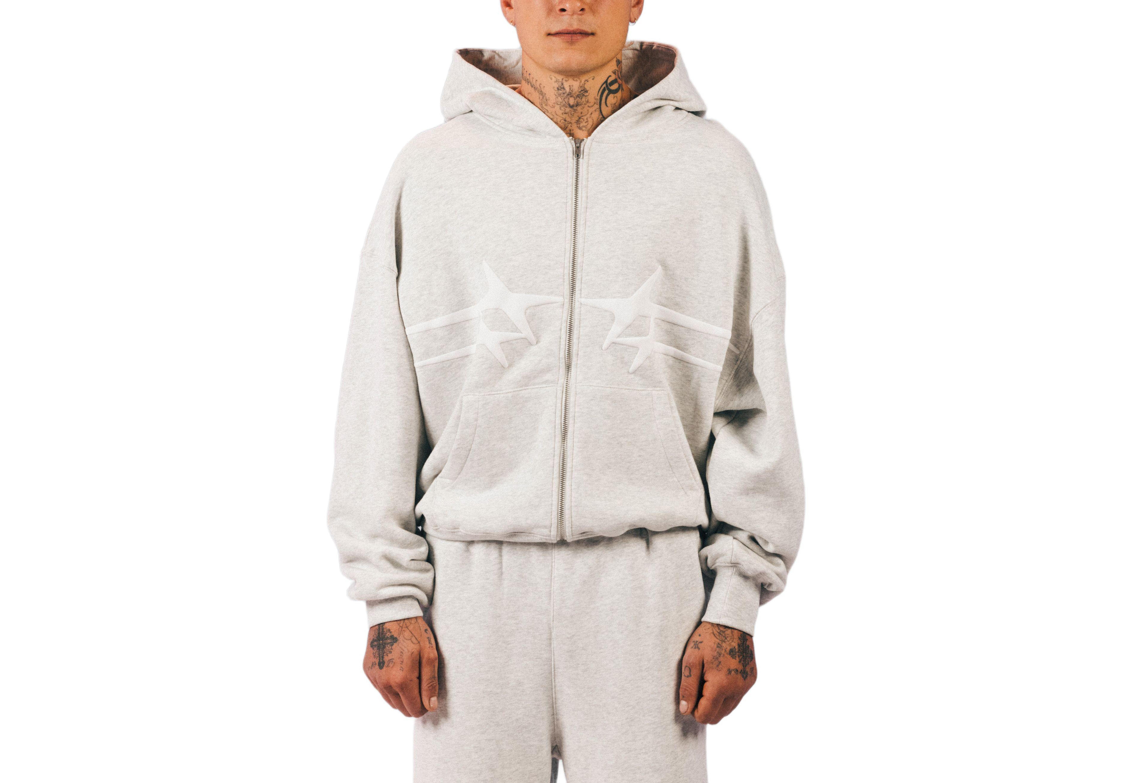 Loiter Men's Celestial Full Zip Hoodie Sweatshirt