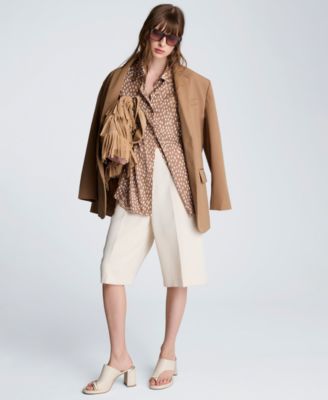 Women's Satin Long-Sleeve Shirt