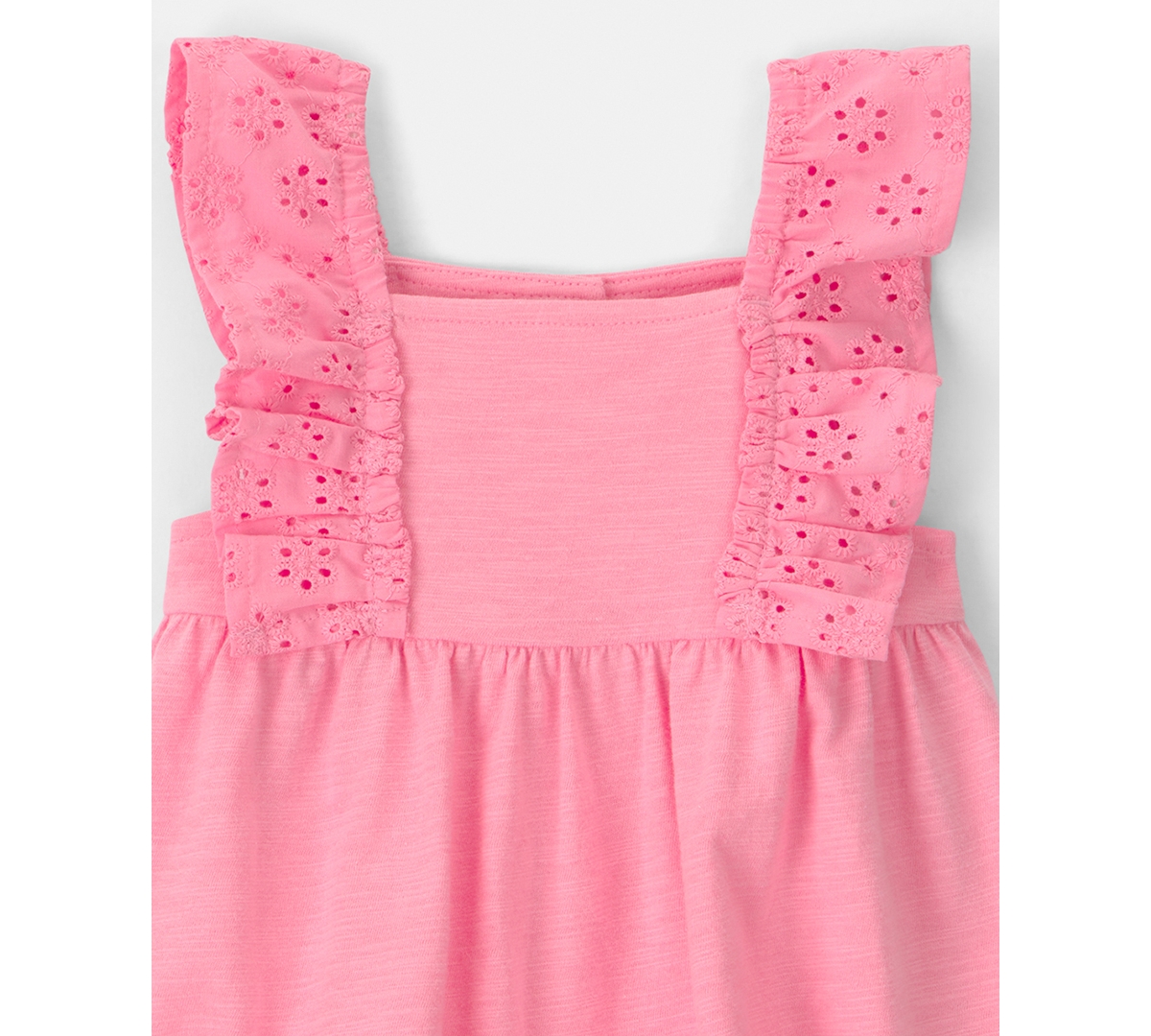 Carter's Baby Girl's Eyelet Sleeveless Romper