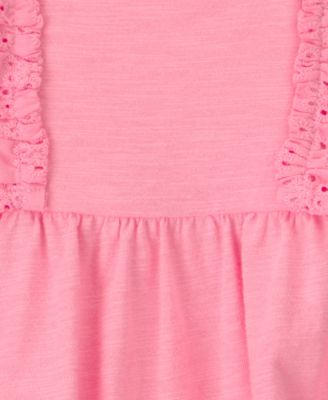 Baby Girl's Eyelet Sleeveless Romper