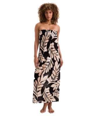 Women's Ariel Cowl Back Maxi Cover-Up Dress