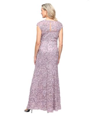 Women's Sequined Soutache Mermaid Gown