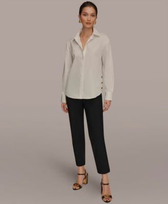 Women's Long-Sleeve Button-Up Shirt
