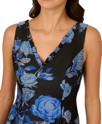 Women's V-Neck Midi Dress