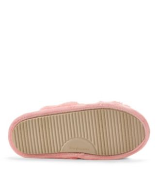 Women's Jessica Bows Furry Crossband Slide Slipper