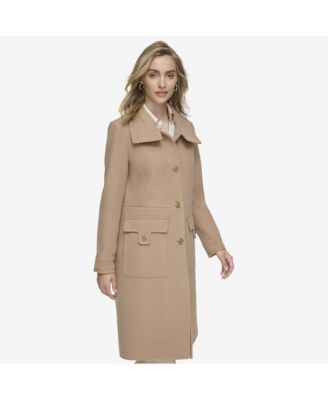 Women's Almedia Sb Wool Twill Coat With Back Belt