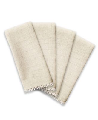 Lenox French Perle 19" x 19" Napkins Set, 4 Piece