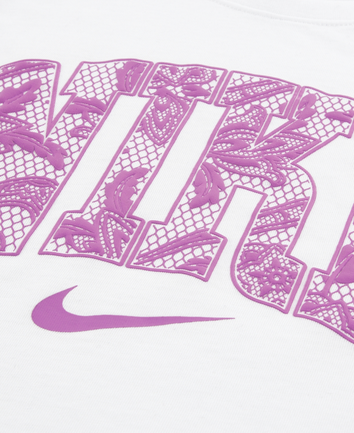 Nike Girls' 4-6X Lace It Up Crewneck T-Shirt and Mesh Shorts, 2-Piece Set