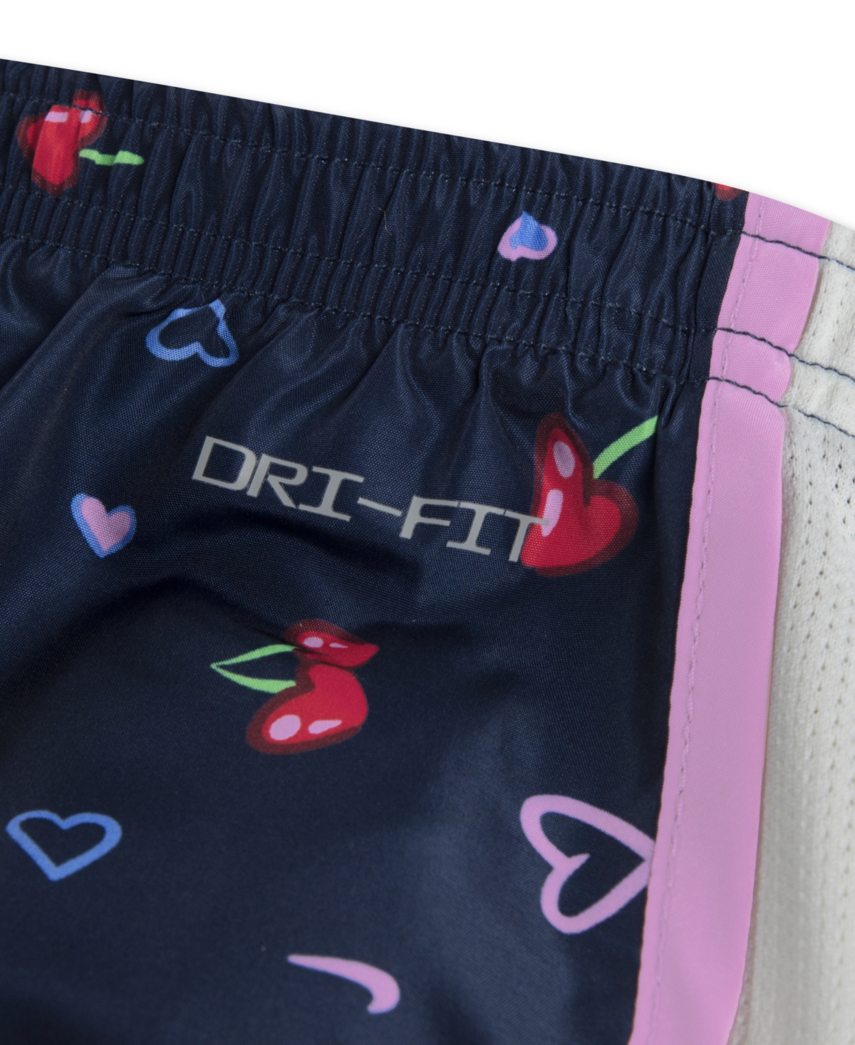 Nike Girls' 4-6X Cherry T-Shirt and Dri-fit Tempo Printed Shorts, 2-Piece Set