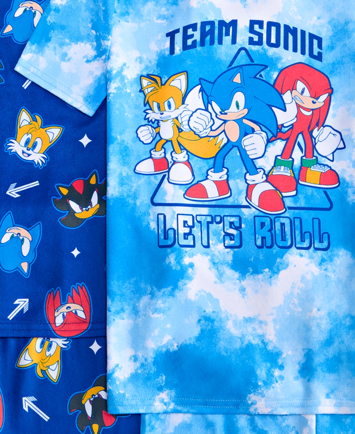 Sonic Boys' 4-10 Hacci Pajamas, 4-Piece Set