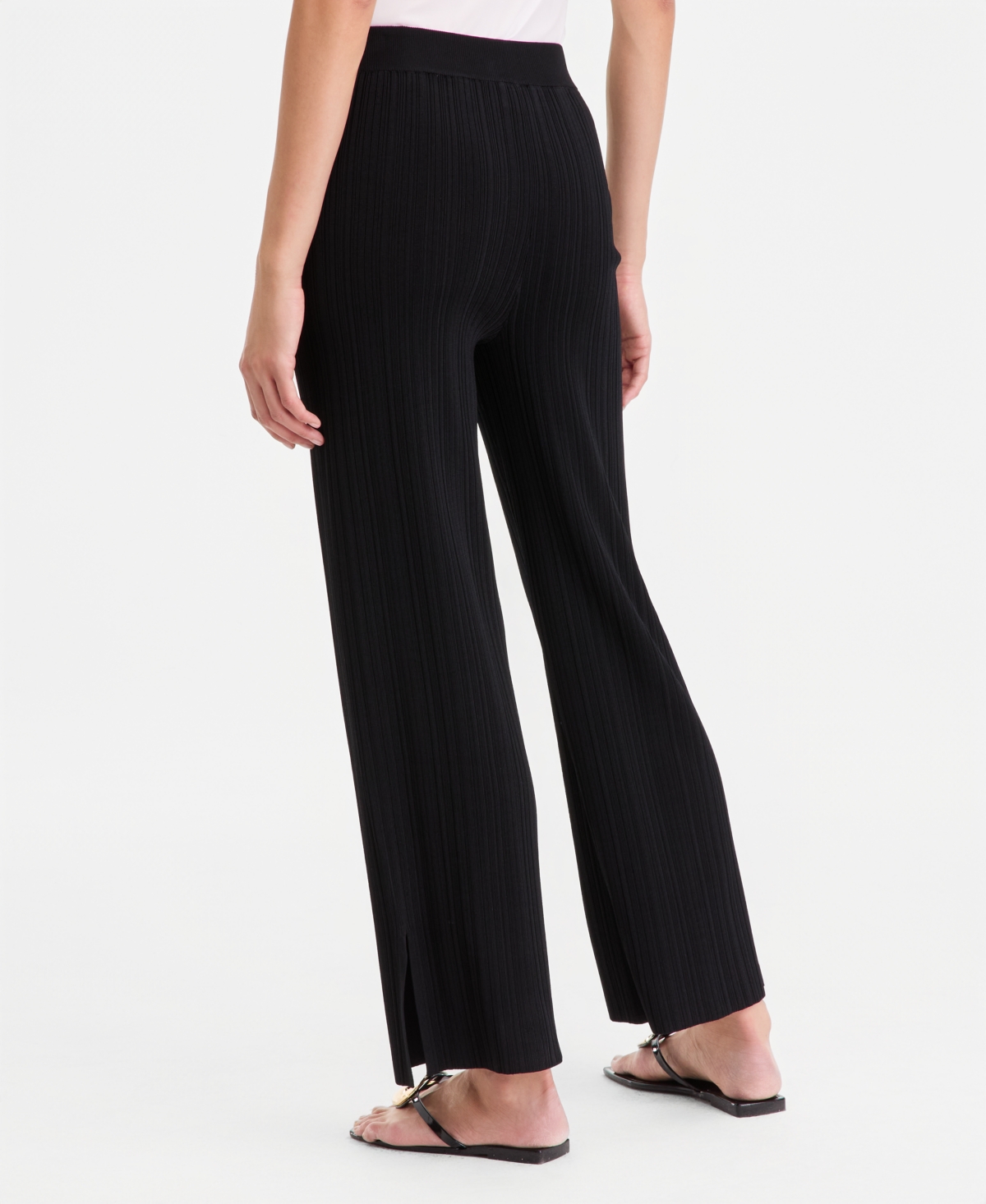 I.n.c. International Concepts Women's Rib-Knit Pull-On Pants, Macy's Exclusive