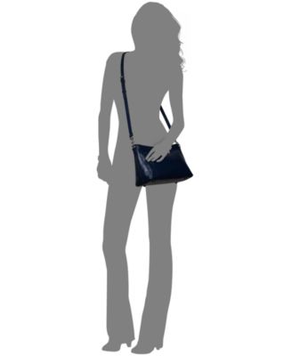 Betta Medium Leather Crossbody Shoulder Bag