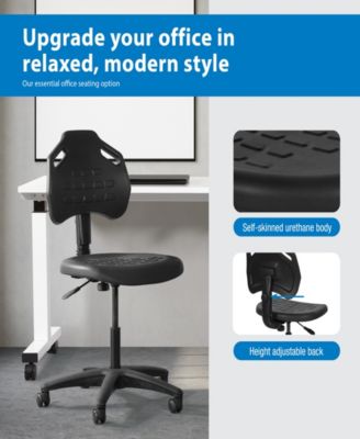 40.5" Metal Self Skinned Urethane Task Chair