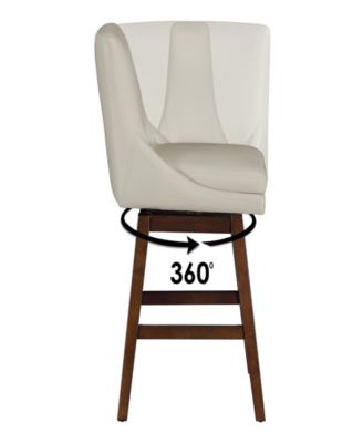 27" Fabric Allingham Swivel Counter Stool