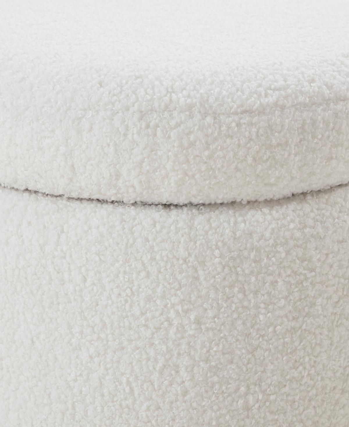 Osp Home Furnishings 17" Wood Annie Storage Ottoman with Natural Finish Legs