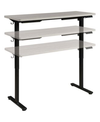 59" Wood Primo Sit to Stand Electric Height Adjustable Desk