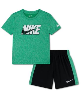 Boys' Toddler 2T-4T Dri-FIT Dropset T-Shirt and Shorts, 2-Piece Set 