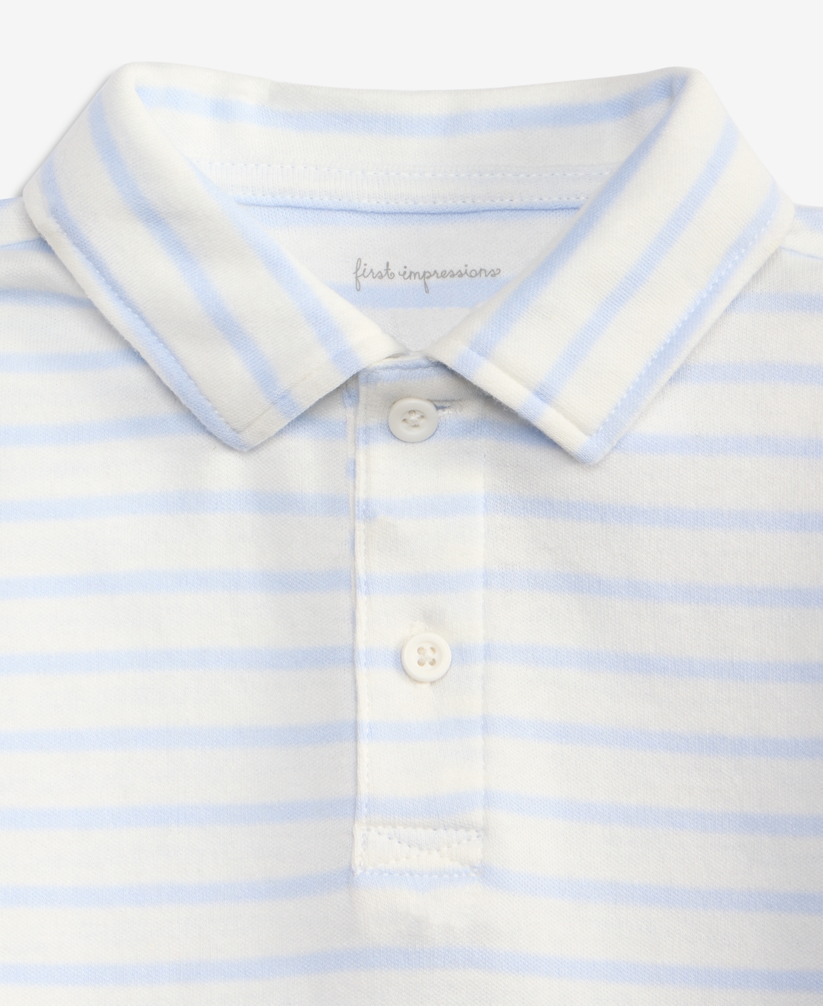 First Impressions Baby Boys' Striped Polo Shirt, Macy's Exclusive