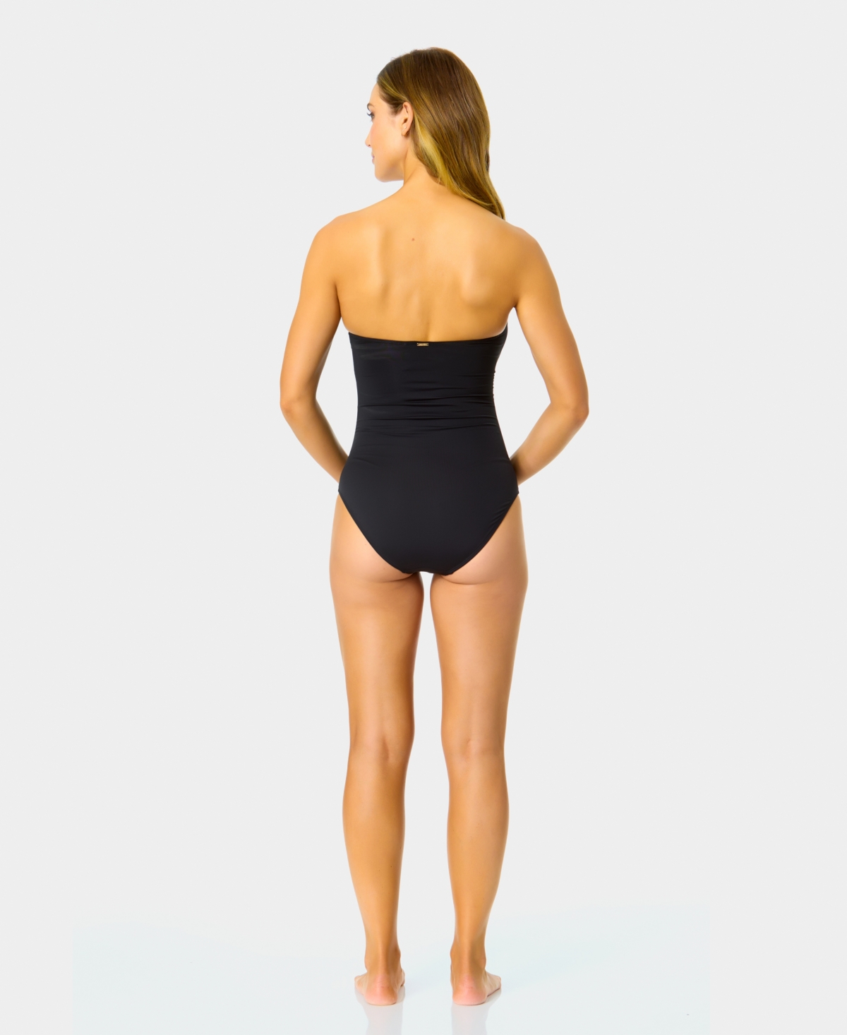 Anne Cole Twist-Front Ruched One-Piece Swimsuit