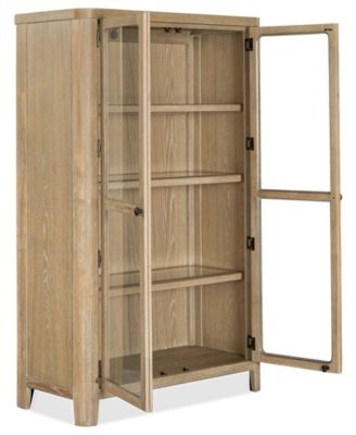 Marcel 68" Wood Curio Cabinet