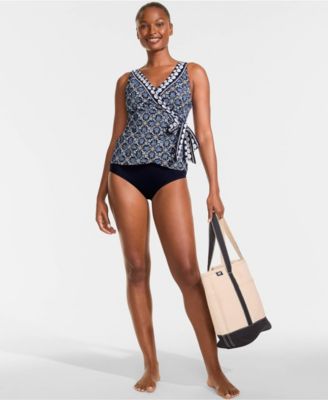 Women's Side Tie Tankini Top