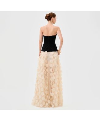 Women's Avenna Strapless Petal Gown