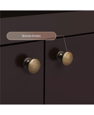 Improved Quality TV Stand with 2 Storage Doors