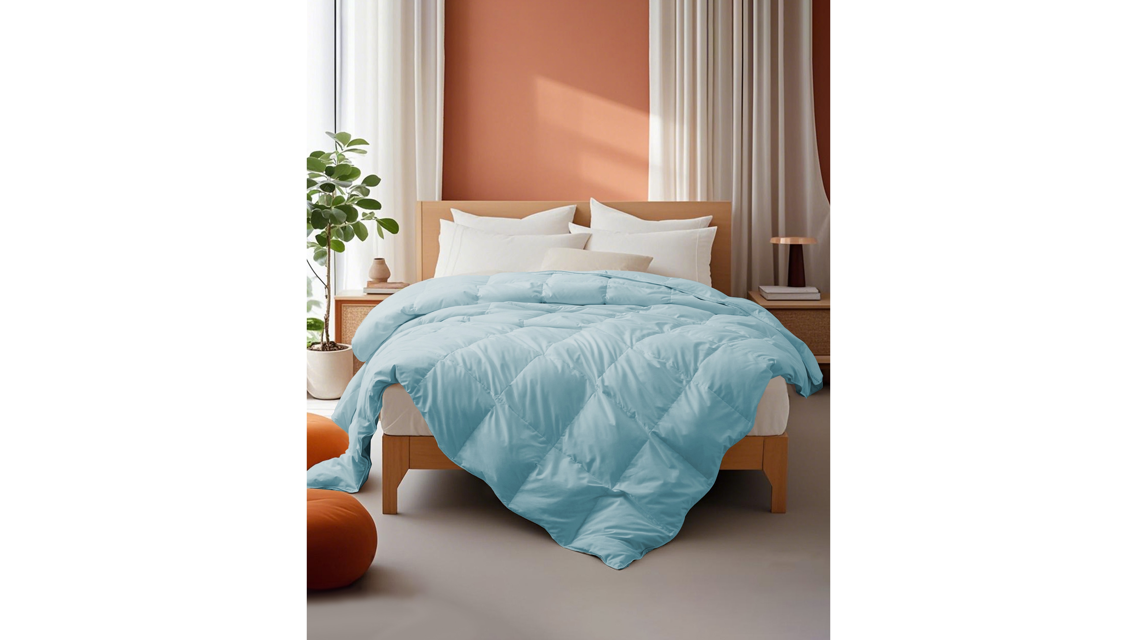 Unikome Ultra Soft Goose Down Fiber Comforter