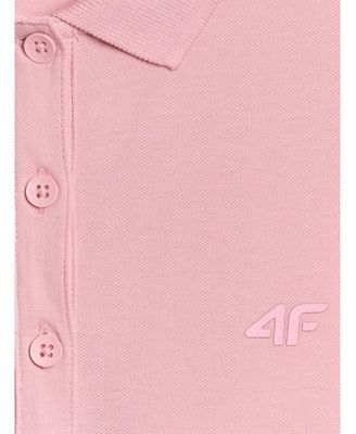 Women's slim polo shirt - pink